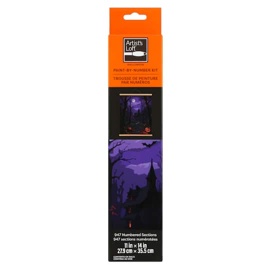 11" x 14" Haunted House Paint-by-Number Kit by Artist's Loft®